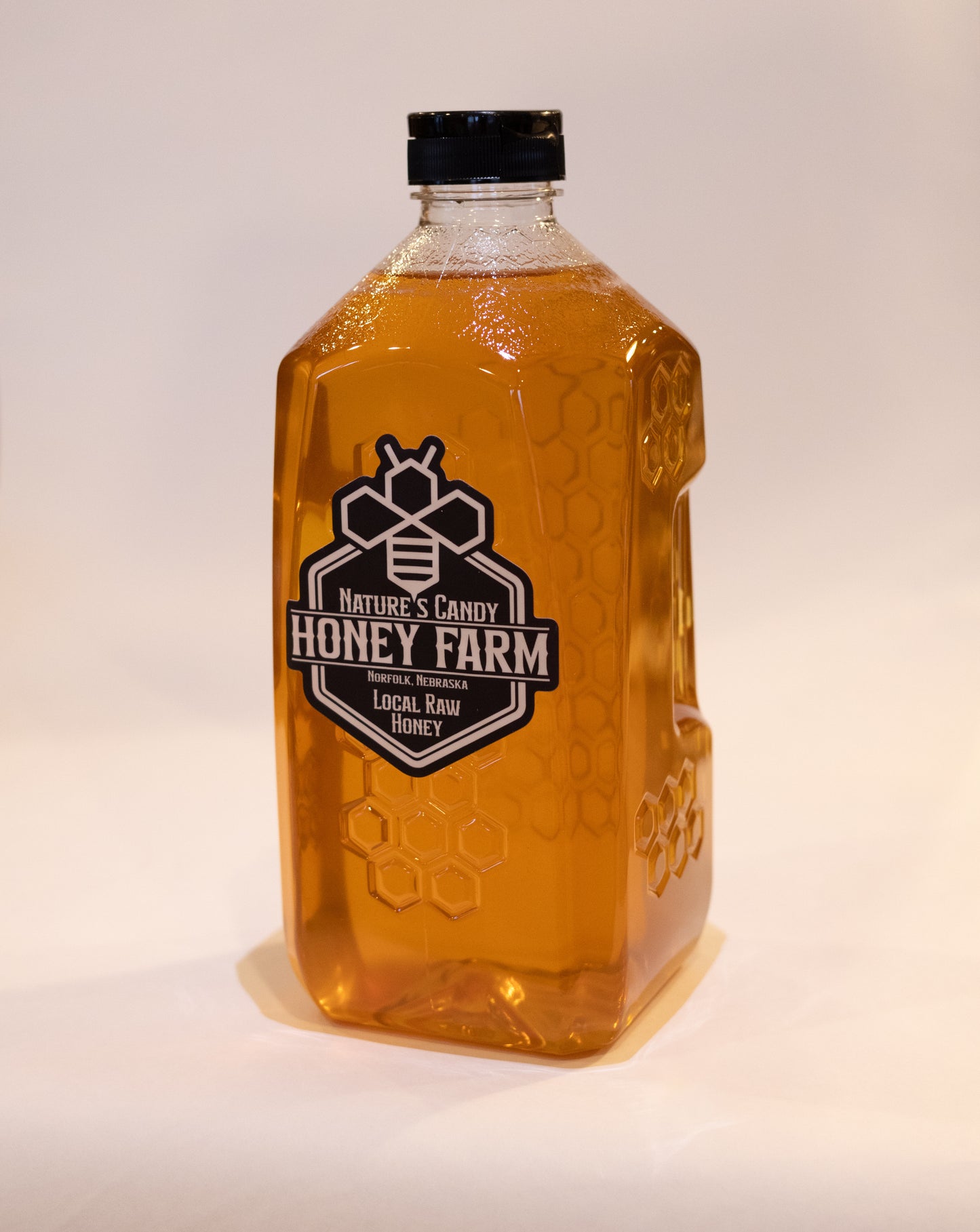 Raw Honey-5lb (80~oz) flip top bottle