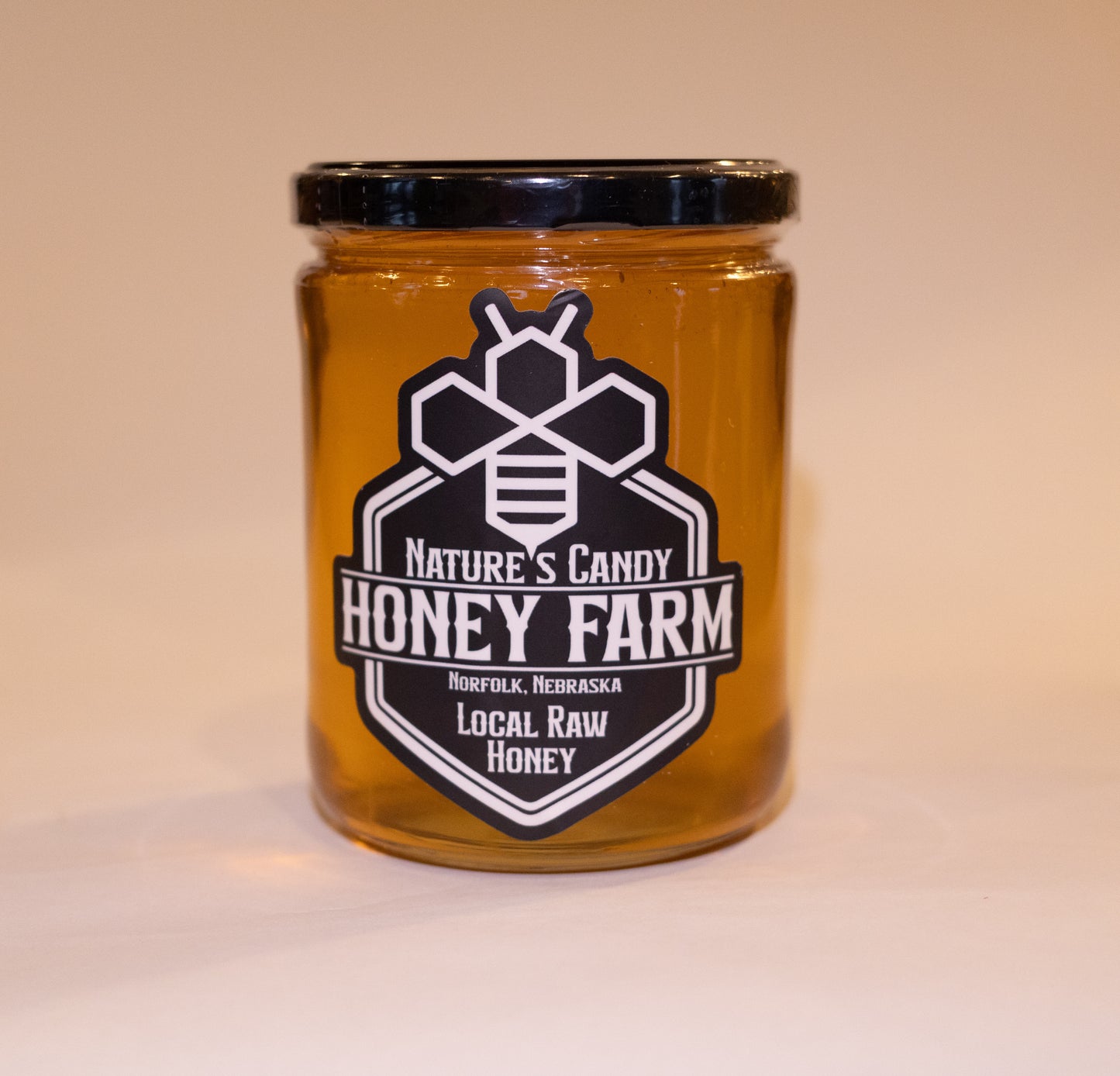 Raw Honey-Pint (24~oz) Glass Jar