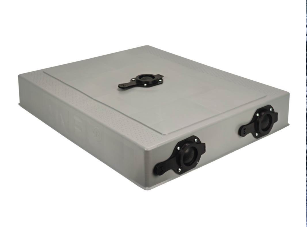ANEL Top Cover with Ventilation Plugs Langstroth WHITE